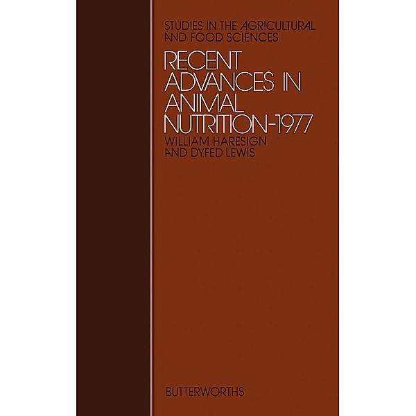 Recent Advances in Animal Nutrition - 1977, William Haresign, Dyfed Lewis