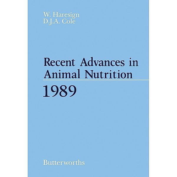 Recent Advances in Animal Nutrition