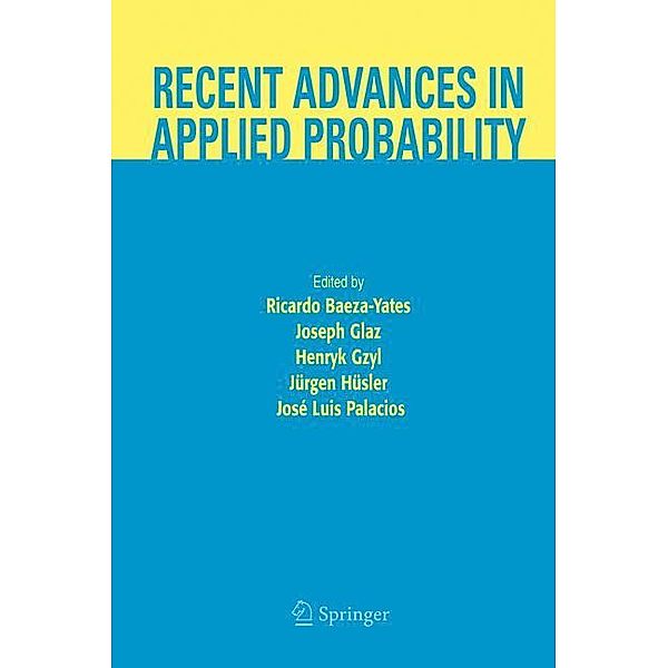 Recent Advances in Applied Probability