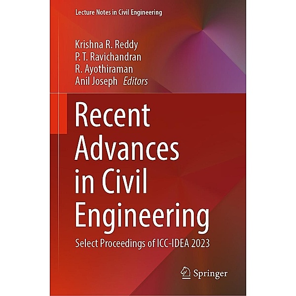 Recent Advances in Civil Engineering / Lecture Notes in Civil Engineering Bd.398