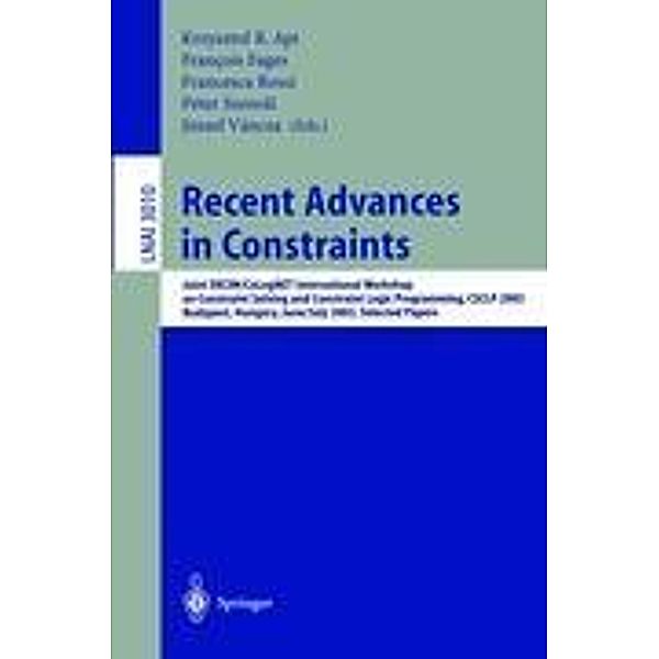 Recent Advances in Constraints