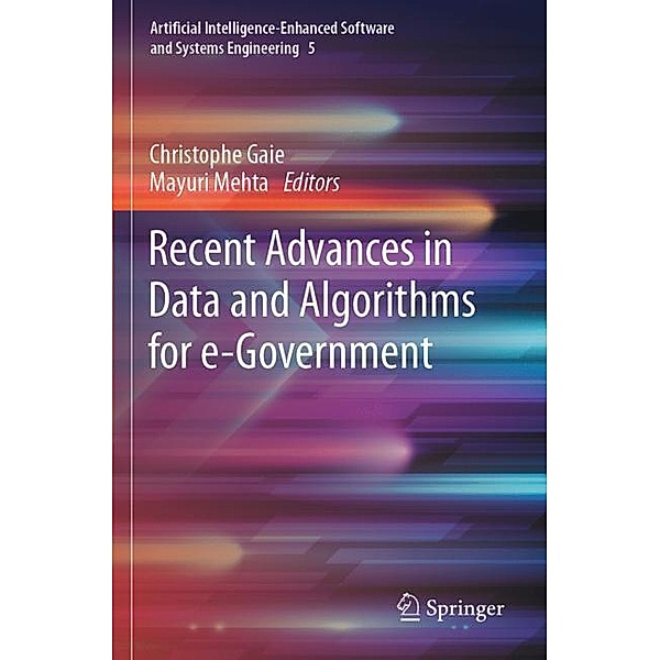 Recent Advances in Data and Algorithms for e-Government