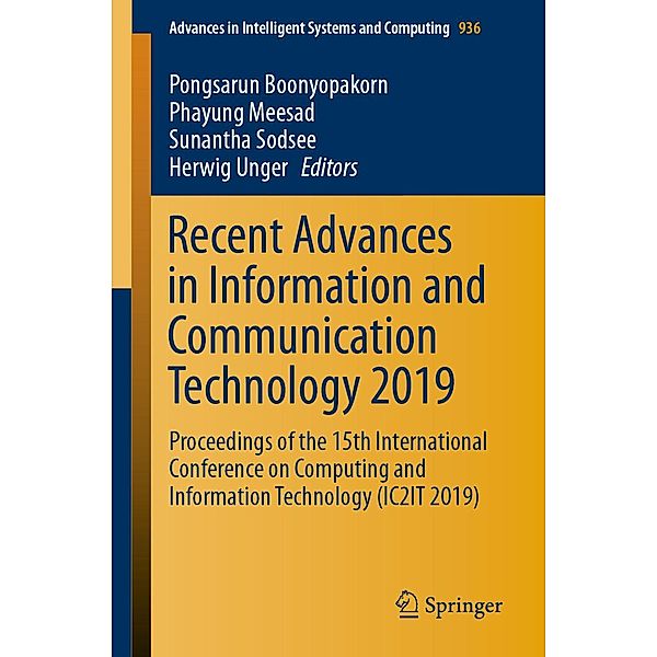 Recent Advances in Information and Communication Technology 2019 / Advances in Intelligent Systems and Computing Bd.936