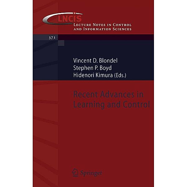 Recent Advances in Learning and Control / Lecture Notes in Control and Information Sciences Bd.371