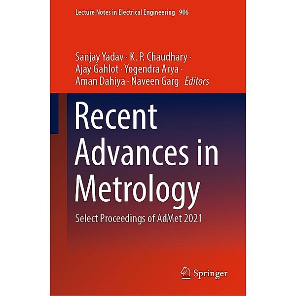 Recent Advances in Metrology / Lecture Notes in Electrical Engineering Bd.906