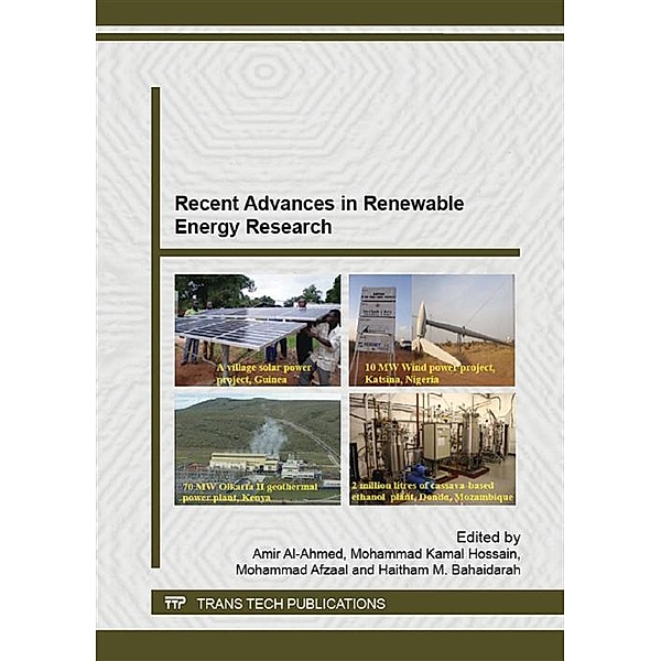 Recent Advances in Renewable Energy Research