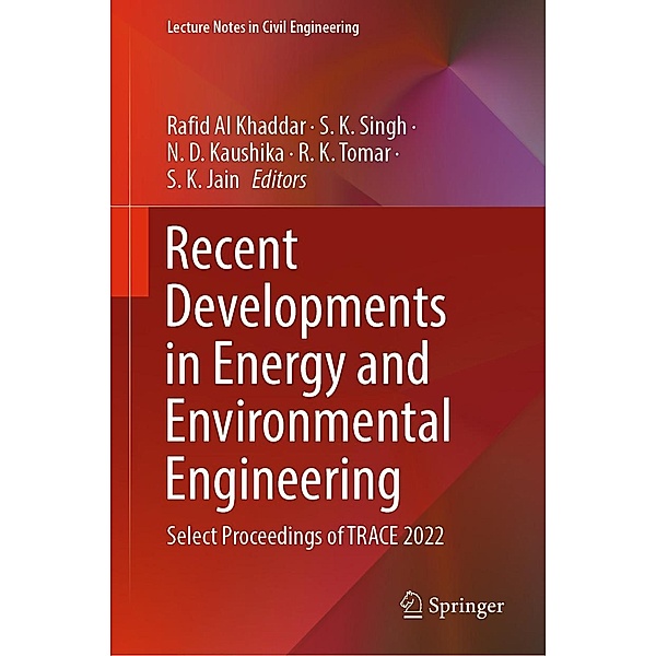 Recent Developments in Energy and Environmental Engineering / Lecture Notes in Civil Engineering Bd.333