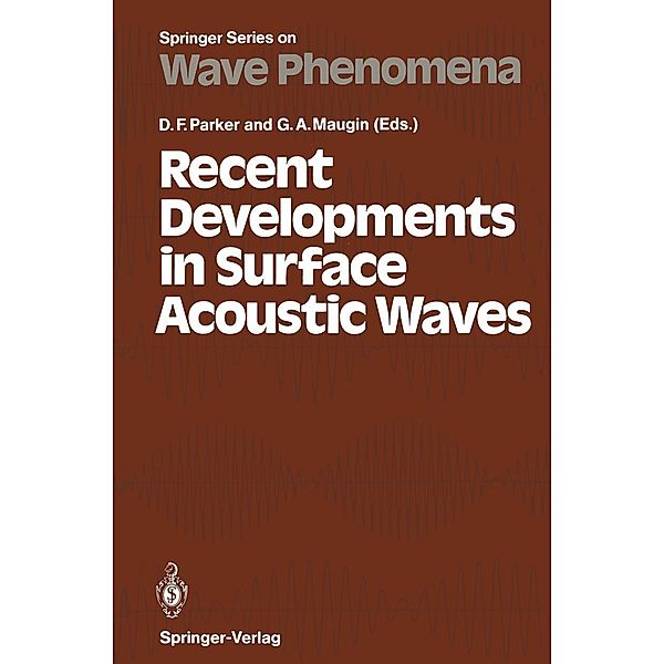 Recent Developments in Surface Acoustic Waves / Springer Series on Wave Phenomena Bd.7