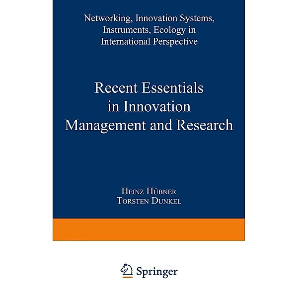 Recent Essentials in Innovation Management and Research / Kasseler Wirtschafts- und Verwaltungswissenschaften Bd.1