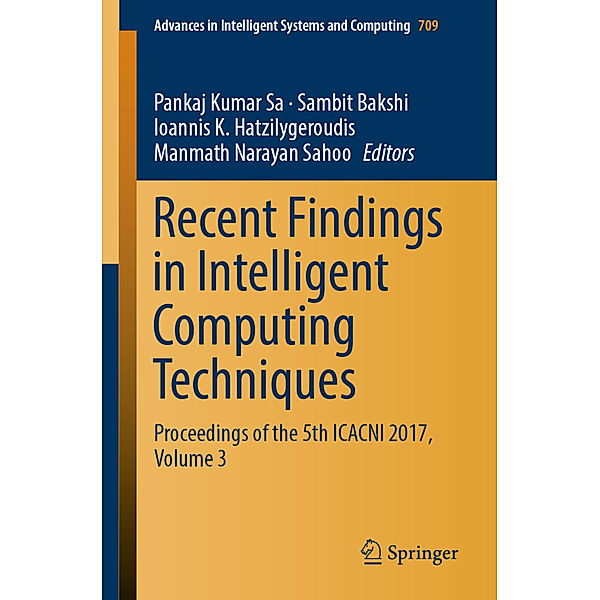 Recent Findings in Intelligent Computing Techniques