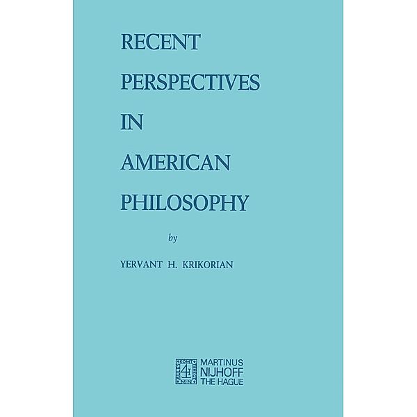 Recent Perspectives in American Philosophy, Y. H. Krikorian