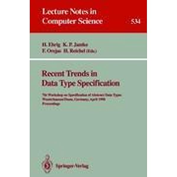 Recent Trends in Data Type Specification