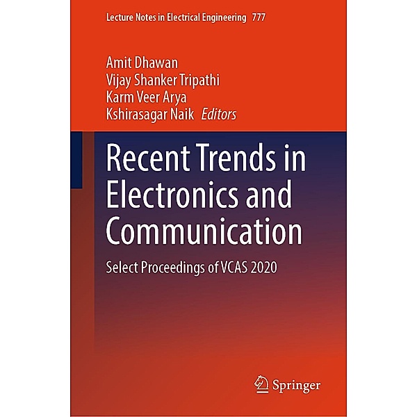 Recent Trends in Electronics and Communication / Lecture Notes in Electrical Engineering Bd.777