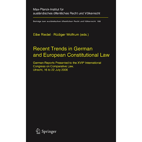 Recent Trends in German and European Constitutional Law