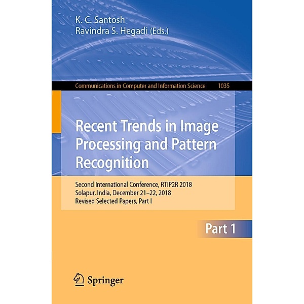 Recent Trends in Image Processing and Pattern Recognition / Communications in Computer and Information Science Bd.1035