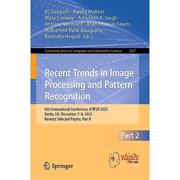 Recent Trends in Image Processing and Pattern Recognition / Communications in Computer and Information Science Bd.2027