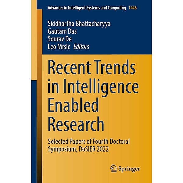 Recent Trends in Intelligence Enabled Research / Advances in Intelligent Systems and Computing Bd.1446