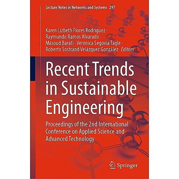 Recent Trends in Sustainable Engineering / Lecture Notes in Networks and Systems Bd.297