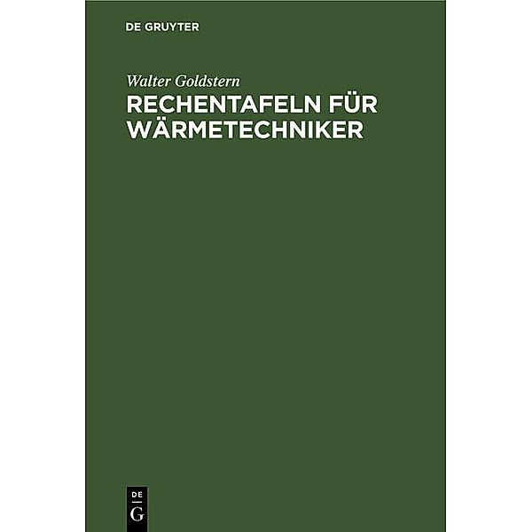 Rechentafeln für Wärmetechniker / Jahrbuch des Dokumentationsarchivs des österreichischen Widerstandes, Walter Goldstern