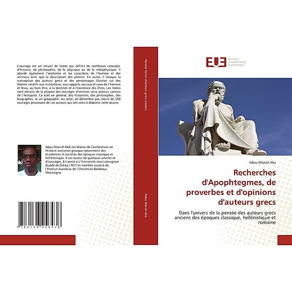 Recherches d'Apophtegmes, de proverbes et d'opinions d'auteurs grecs, Adou Marcel Aka