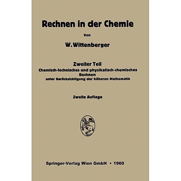 Rechnen in der Chemie, Walter Wittenberg