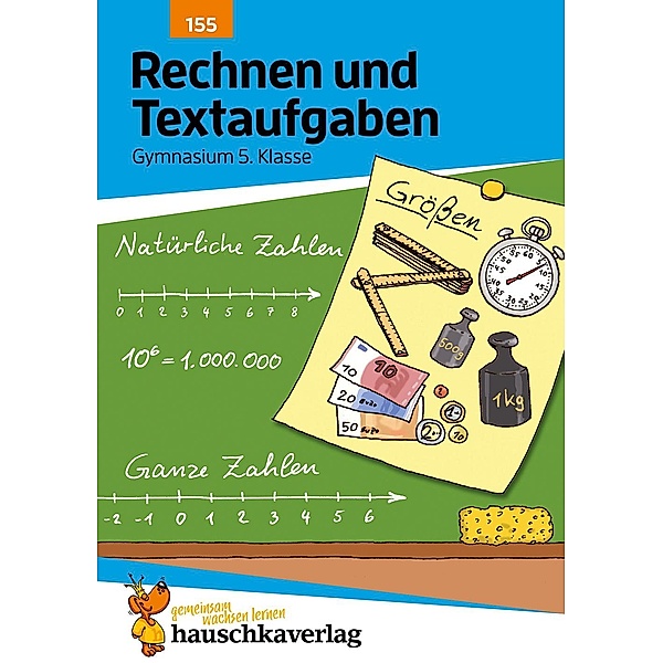 Rechnen und Textaufgaben - Gymnasium 5. Klasse, A5-Heft, Susanne Simpson, Tina Wefers