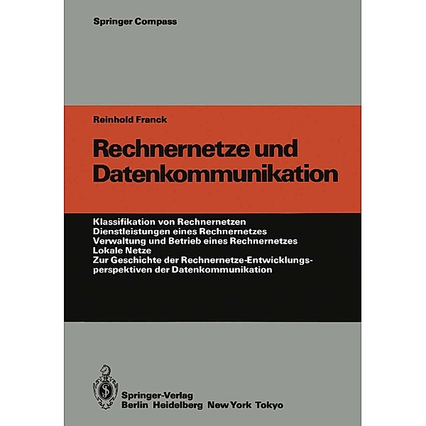 Rechnernetze und Datenkommunikation / Springer Compass, Reinhold Franck