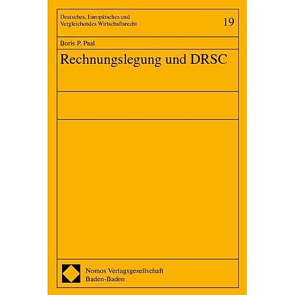 Rechnungslegung und DRSC, Boris P. Paal