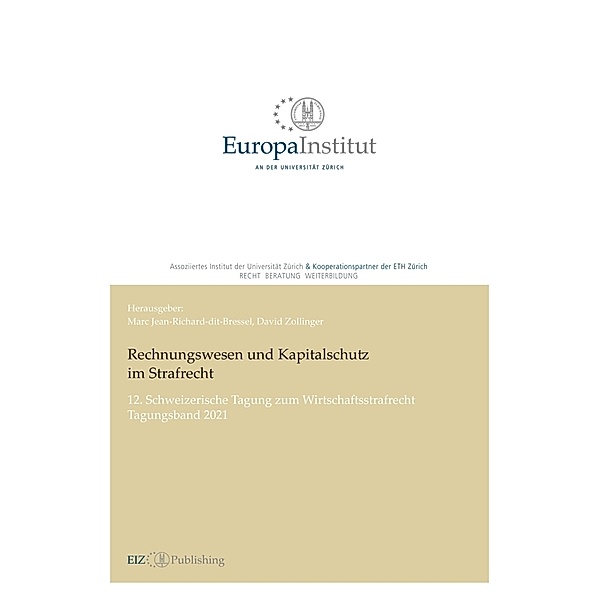 Rechnungswesen und Kapitalschutz im Strafrecht, Marc Jean-Richard-dit-Bressel