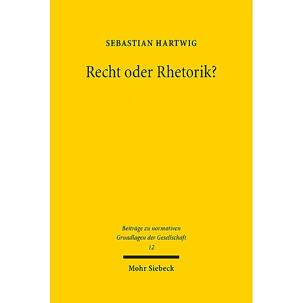 Recht oder Rhetorik?, Sebastian Hartwig