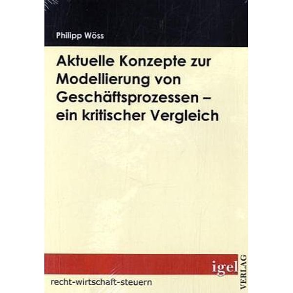 Recht, Wirtschaft, Steuern / Aktuelle Konzepte zur Modellierung von Geschäftsprozessen, Philipp Wöss