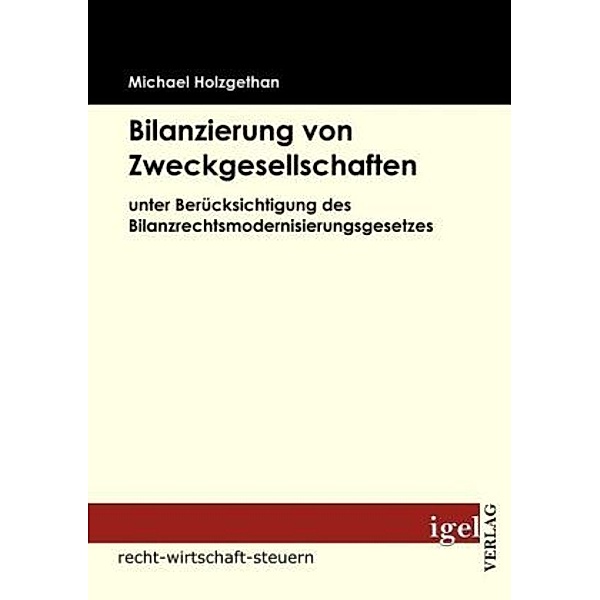 recht-wirtschaft-steuern / Bilanzierung von Zweckgesellschaften, Michael Holzgethan