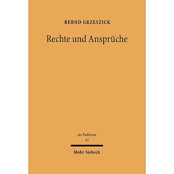 Rechte und Ansprüche, Bernd Grzeszich