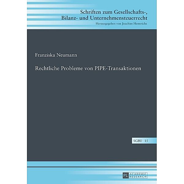 Rechtliche Probleme von PIPE-Transaktionen, Neumann Franziska Neumann