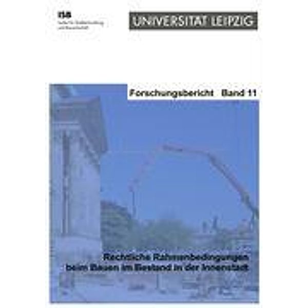 Rechtliche Rahmenbedingungen beim Bauen im Bestand in der Innenstadt, Thomas Harlfinger, Frauke Schönfeld