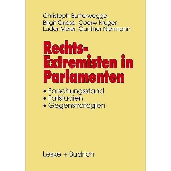 Rechtsextremisten in Parlamenten