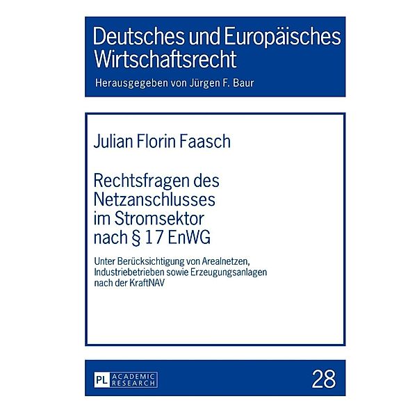 Rechtsfragen des Netzanschlusses im Stromsektor nach  17 EnWG, Julian Faasch