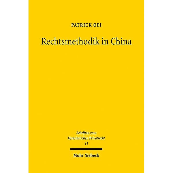 Rechtsmethodik in China, Patrick Oei