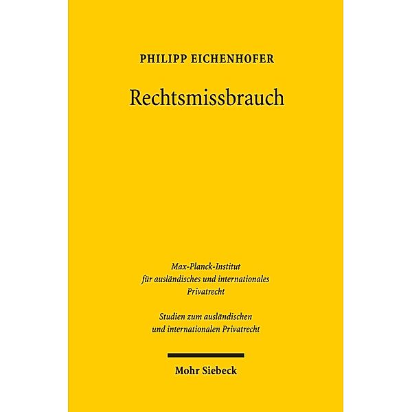 Rechtsmissbrauch, Philipp Eichenhofer