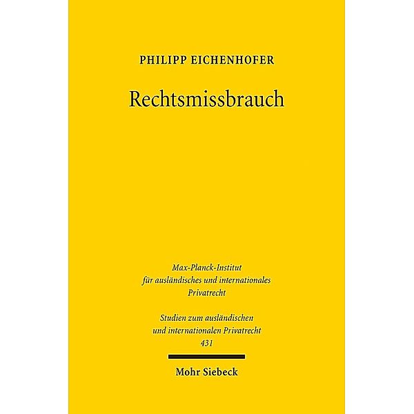 Rechtsmissbrauch, Philipp Eichenhofer