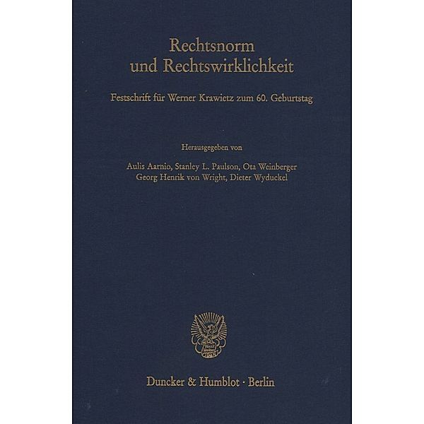 Rechtsnorm und Rechtswirklichkeit