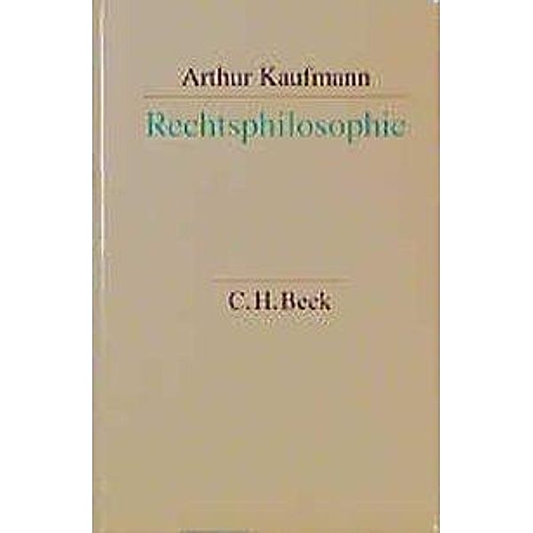 Rechtsphilosophie, Arthur Kaufmann