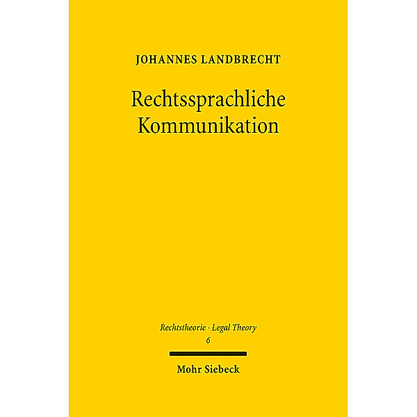 Rechtssprachliche Kommunikation, Johannes Landbrecht