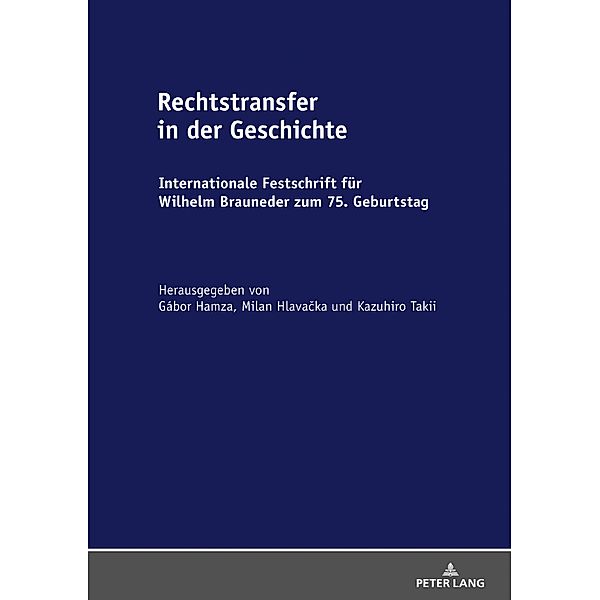 Rechtstransfer in der Geschichte