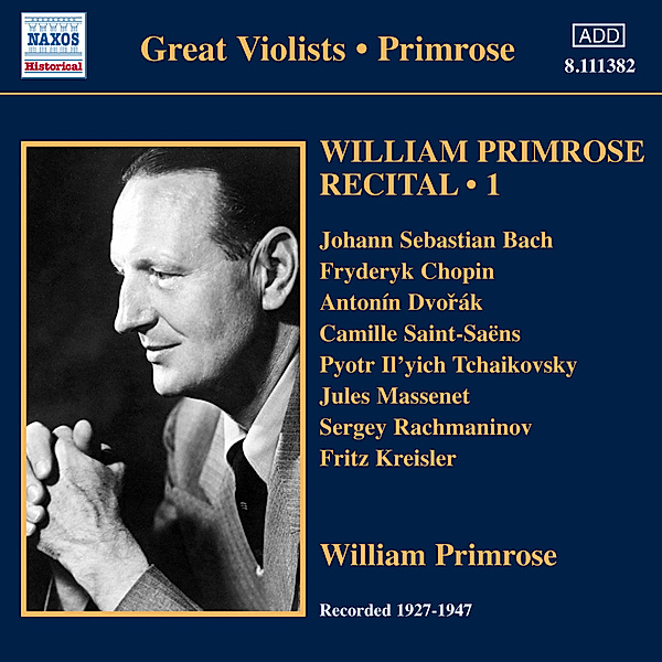 Recital Vol.1, William Primrose