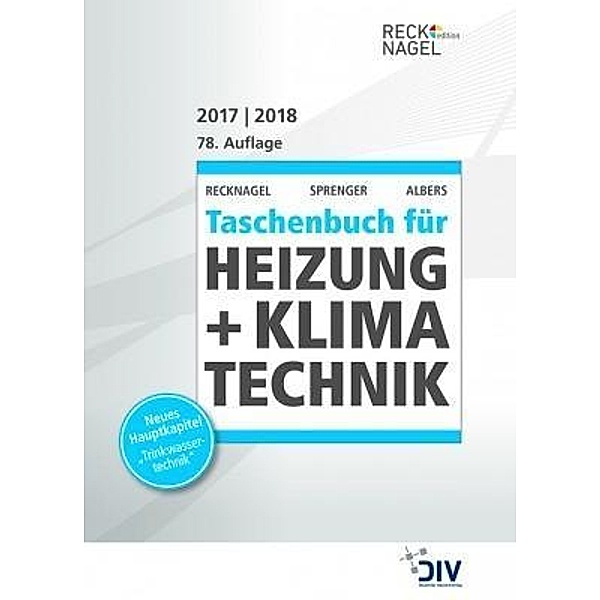 Recknagel - Taschenbuch für Heizung + Klimatechnik 2017/2018, CD-ROM