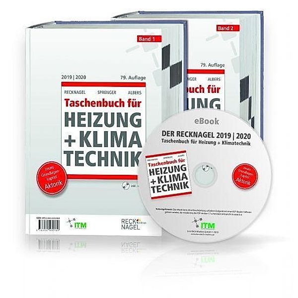 Recknagel - Taschenbuch für Heizung und Klimatechnik 2019/2020 - Premiumversion, m. CD-ROM, 2 Bde.