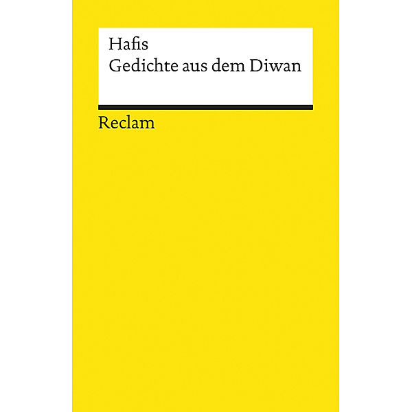 Reclams Universal-Bibliothek / Gedichte aus dem Diwan, Muhammad Schams ad-Din Hafis