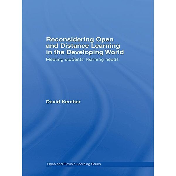 Reconsidering Open and Distance Learning in the Developing World, David Kember