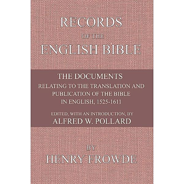 Records of the English Bible